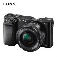 索尼（SONY）ILCE-6000L APS-C單鏡頭微單相機/照相機 黑色（約2430萬有效像素 16-50mm鏡頭 a6000/α6000）